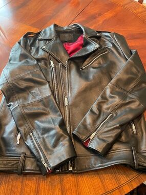 motorcycle jacket made from the softest lambskin